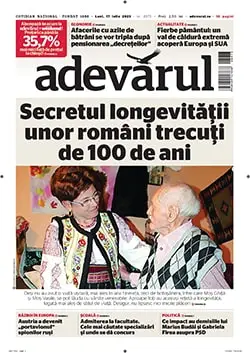 publicitate ziarul Adevarul